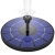 AISITIN Solar Springbrunnen 3.5W Solar Teichpumpe mit 180mm Durchmesser Solar Panel Eingebaute 1500mAh Batterie Wasserpumpe Solar Schwimmender Fontäne Pumpe mit 6 Fontänenstile für Garten, Vogel-Bad - 1