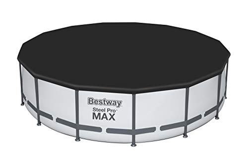 Bestway® Steel Pro MAX™ Aufstellpool Komplett-Set mit Filterpumpe Ø 457 x 122 cm, grau, rund - 8