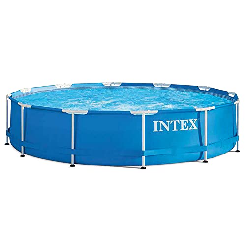 Intex 12' x 30" Metallrahmen Pool, Blau, 366 x 76 cm - 1