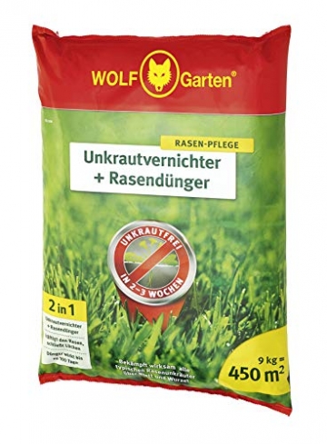 WOLF-Garten - 2-in-1: Unkrautvernichter plus Rasendünger SQ 450; 3840745 - 1