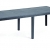Dmora Rechteckiger ausziehbarer Gartentisch, Made in Italy, Farbe Anthrazit, Maße 150 x 72 x 90 cm (ausziehbar bis 220 cm) - 1