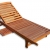 KMH®, Gartenliege aus massivem Eukalyptusholz mit integriertem Tisch (#101018) - 1