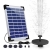 AISITIN Solar Springbrunnen 5.5W Solar Teichpumpe mit Solar Panel Eingebaute 1500mAh Batterie Wasserpumpe Solar Schwimmender Fontäne Pumpe mit 6 Fontänenstile für Garten, Vogel-Bad - 1