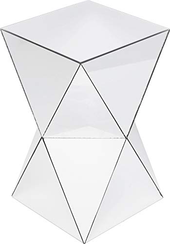 Kare Design Beistelltisch Luxury Triangle, 32x32cm, Silber - 1