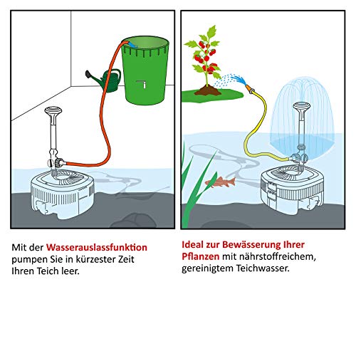 Mauk UV-C Kassetten Teichfilter System | Unterwasser Komplettset mit Pumpe & UV Lampe | Reinigung & Fontäne - 3