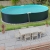 Planet Pool Stahlwandpool achtform 470x300x120cm, Stahl 0,4mm anthrazit, Folie 0,4mm blau, Einhängebiese - 1