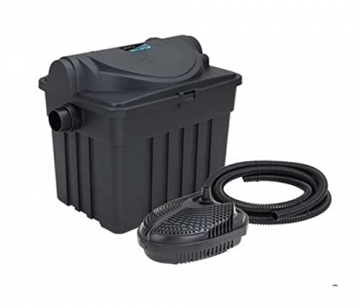 SHANG-JUN Teichpumpe Fisch Teich Wasserzirkulationssystem Outdoor-Reinigung Filterbox Filter Fassausrüstung Großes Teichfilter Für einen sauberen Teich (Color : Black, Size : C) - 1