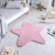 Vielit Hochflor Teppich mit Flor, Zottelige Fußmatten, süße Farbe, flauschig Shaggy Schlafzimmer Sofaß und Bettvorleger Outdoor Carpet, für Kinder oder Tier (Rosasterne) - 1