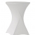Gastro Uzal Stretch Stehtischhusse Set 2 teilig weiß 80-85 cm rund, 7A-B6Y9-H75O, 85 x 115 cm - 1