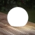 EASYmaxx Solar-Deko-Kugel 30 cm IP67, Gartenleuchte mit LED Beleuchtung, Gartenkugel mit Farbwechsel, moderne Außen-Garten-Lampe, witterungsbeständig IP67, Fernbedienung, Weiss - 1