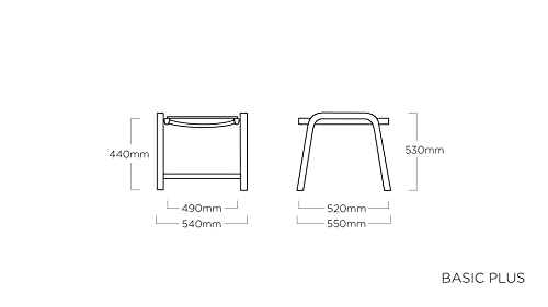KETTLER Basic Plus Hocker – bequemer Sitzhocker aus Aluminium und Outdoorgewebe für Garten, Terrasse und Balkon – wetterfester & UV-beständiger Outdoor Hocker – anthrazit / anthrazit - 2