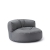 Lumaland Outdoor Sitzsack-Lounge, Rundes Sitzsack-Sofa für draußen, 320l Füllung, 90 x 50 cm, Grau - 1