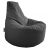 Patchhome Gamer Kissen Lounge Kissen Sitzsack Sessel Sitzkissen In & Outdoor geeignet fertig befüllt | Anthrazit - Ø 75cm x Höhe 80cm - in 2 Größen und 25 Farben - 1