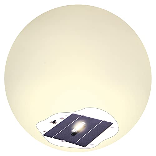 Stimmungsvolle Solarkugel Lumina 40 cm mit IR-Fernbedienung und USB-Ladeanschluss - 16 Lichtfarben zur Auswahl - Dauer- und Wechsellicht - lange Leuchtdauer, esotec 102892 - 4