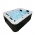 HOME DELUXE - Outdoor Whirlpool - White Marble Pure - Maße: 210 x 160 x 85 cm - Inkl. Heizung, 27 Massagedüsen und 9 Lichtquellen | Jacuzzi Außen Whirlpool Spa für 3 Personen - 1