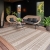 Paco Home In-& Outdoor Teppich Balkon Terrasse Küchenteppich Modernes Boho Ethno Muster, Grösse:80x150 cm, Farbe:Beige - 1