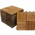 SAM Terrassenfliese 02 Akazien-Holz, 11er Spar-Set für 1m², 30x30cm, Bodenbelag mit Drainage, Klick-Fliesen - 1