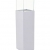 Windlicht-Säule Kerzenständer Deko-Laterne Candela Weiß Matt 100 cm hoch - 1